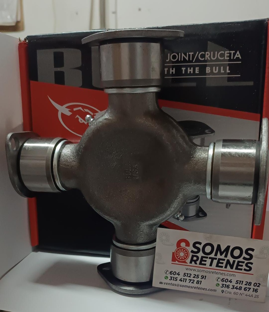 CRUCETA CARDAN DADO 49.2-184-191.7PL GU281 T5281X KY281X 25-281XL(SPICER SELECT) 108281X CRUCETA7"1/2  SUPER BRIGADIERB IHC DT466 CUMM LT900 