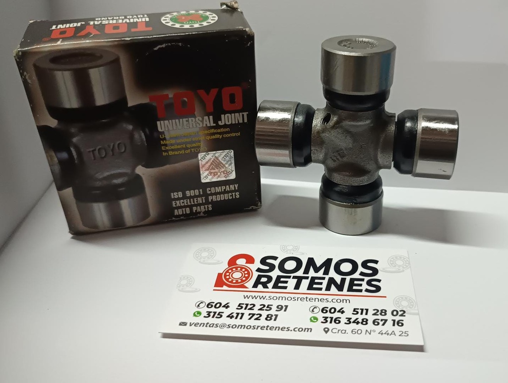 CRUCETA CARDAN DADO 28.6-70.5-77.9F TT114  GUT14 GUM86 TM186 TOYOTA LAND CRUISER 7580 