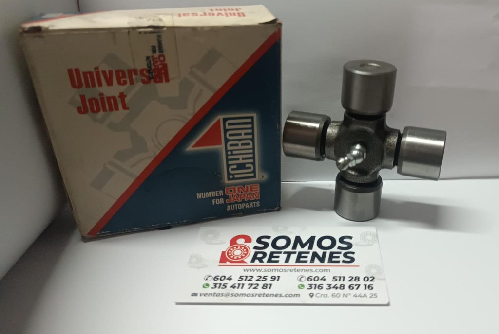 CRUCETA CARDAN DADO 25-70-77F GUM88 GUM91 TM191 MITSUBICHI MONTERO CAMPERO TRASERO JEEP 78/L300 X399 ICHIBAN 