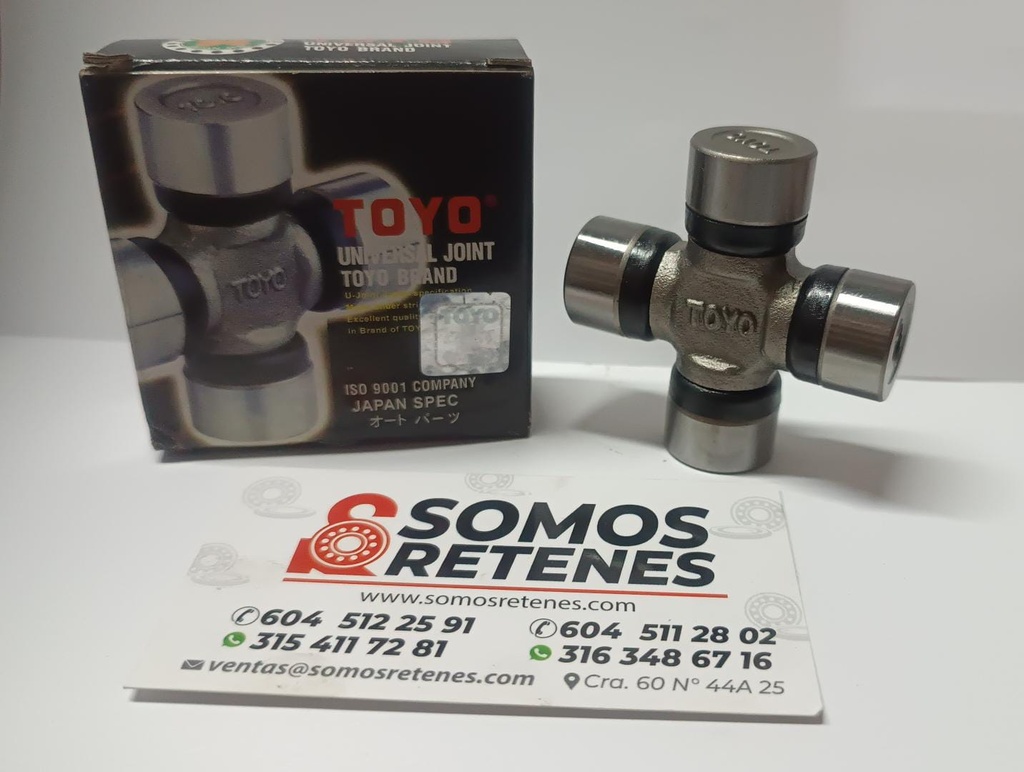 CRUCETA CARDAN DADO 20-40-55F GUM92 GUD81 TD181 XD181(TOYO) DAIHATSU MOTOCARGUERO MONTERO GALANT 80 