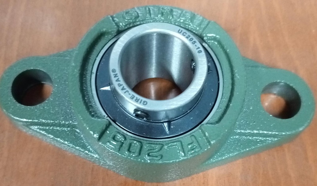 CHUMACERA OVALADA EJE 1" = 25.400mm UCFL205-16