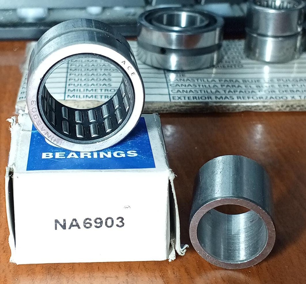  CANASTILLA HK17-30-23(KIT) HK22-30-22 (CANASTA TIPO HK) BUJE 17-22-23   