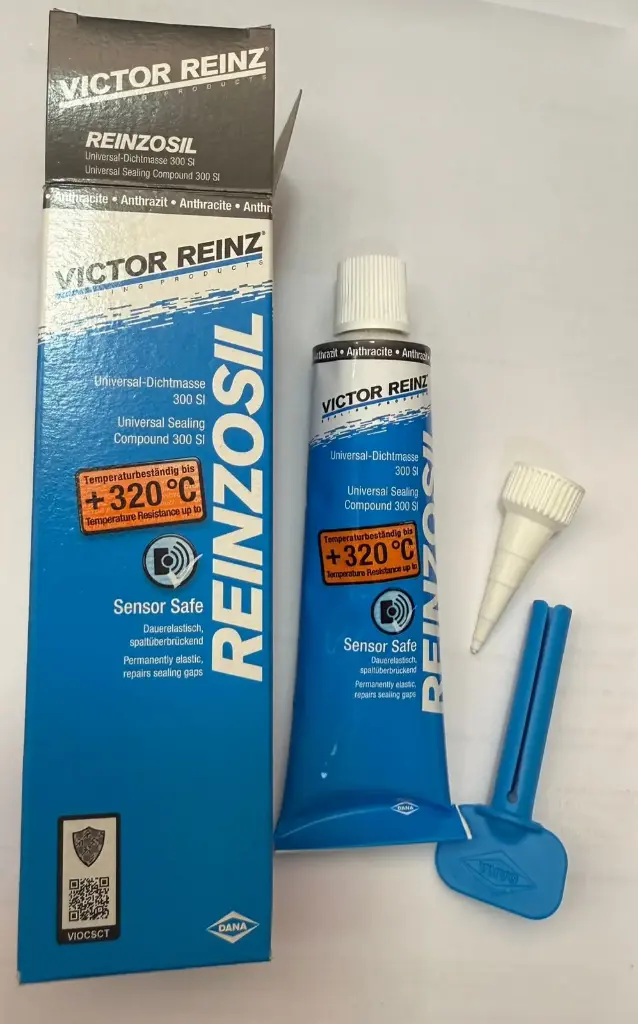 SILICONA REINZOSIL GRIS 70 ML 70-31414-10 SILICONA VICTOR REINZ SILICONA MERCEDES BENZ SILICONA NEGRA +320°C SILICONA AUTOMOTRIZ SILICONA ULTRA GREY