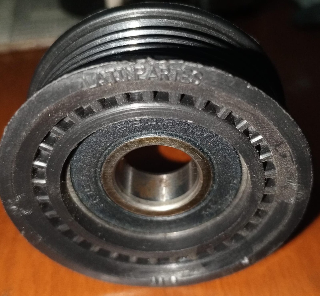 TENSOR 17-61-24  POLEA CON BALINERA 6203 DE 5 CANALES VW  TOUAREG 2010-2018,  GRAND CHEROKEE IV 3.0 2011-... CAJA TENSOR#1