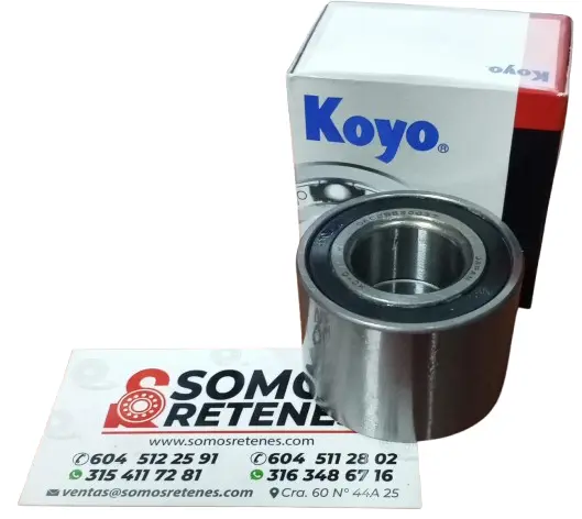 RODILLO DOBLE 25-52-37 DAC25520037(KOYO) FC12025(SNR) FC40570S06(SNR) PW25520037CSHD2=FC40570(PFI) RT R9 AVEO TWINGO CLIO MEGAN CHEVROLET SAIL RT LOGAN VIJO RT SPARK GT RT BEAT RT BEET