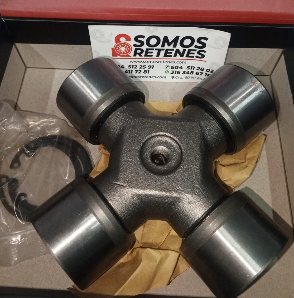 CRUCETA CARDAN DADO 47-130-140 EQ153-1 2200110G1810(DDT) JAC 9 TONELADAS 2307891DR CAMIONES Y VOLQUETAS DOBLE TRO JAC 9 TON EN AD AUMAN 12T 