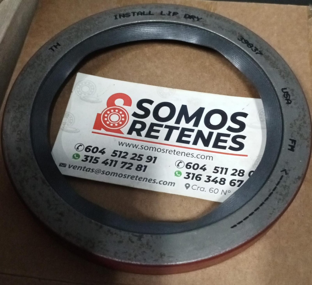 RETEN PULGADAS 3.750-4.750-0.500 RETEN 95.25-120.65-12.7 39837(SKF) 37389(SKF) 201-463-8 S-16577 S-11336 CANASTA#29