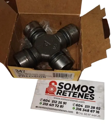 CRUCETA CARDAN DADO (2)27.3-75-82D (2)28.5-85.5-93D PP  INDUSTRIAL