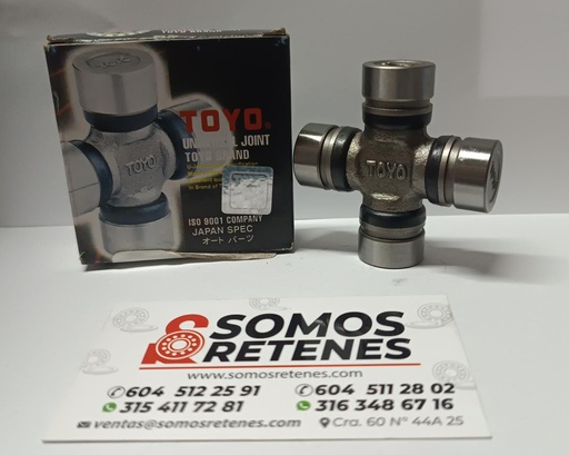 [X392TOYO] CRUCETA CARDAN DADO 20-52-57D PP35 GUN28 TN128 GUS2 TS102 XS102(TOYO) NISSAN SUNNY SUSUKI CARRY