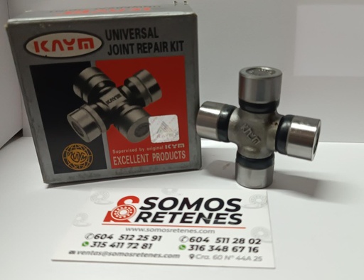 [X395KAYM] CRUCETA CARDAN DADO 20-51-57F GUT11 GUD19 TT119 TT111 TOYOTA COROLLA