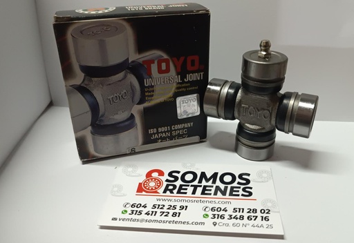 [X397TOYO] CRUCETA CARDAN DADO 25-57-65D PP40 TMZ107 GUMZ7 VITARA SUZUKI MAZDA M626