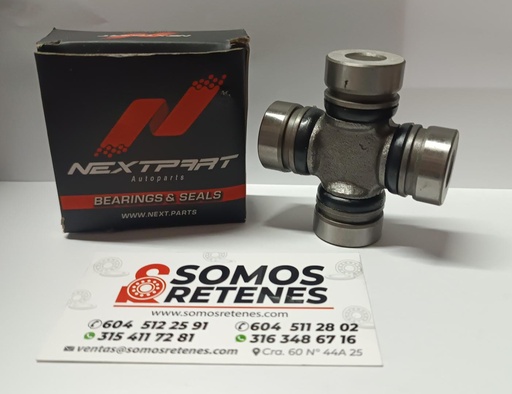 [X391JC CAJA CAFE/NEGRA] CRUCETA CARDAN  DADO 25-58-63.8D MA126433 L200 L300 SAMURAI DFM1050