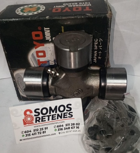 [XGUT16TOYO] CRUCETA CARDAN DADO 40-110-118F TT116 PPINA CON PPLATINAS CAMION 6  TON