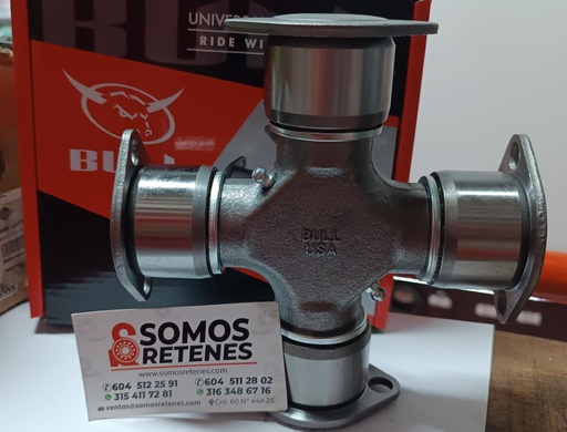 [X334BULL] CRUCETA CARDAN DADO 49.2-147-155PL KY280X TU500 GU5000 CRUCETA6" CON CHAPETAS G5-177X FORD CARGO VKUA4528(SKF)