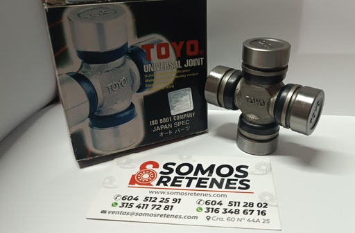 [X391TOYO] CRUCETA CARDAN DADO 25-58-63D CRUCETA PP40 GUS1 TN127 XN127 GUN27 XS101 TS101 CARDAN DE SUZUKI LJ80 SJ410 TODOS 