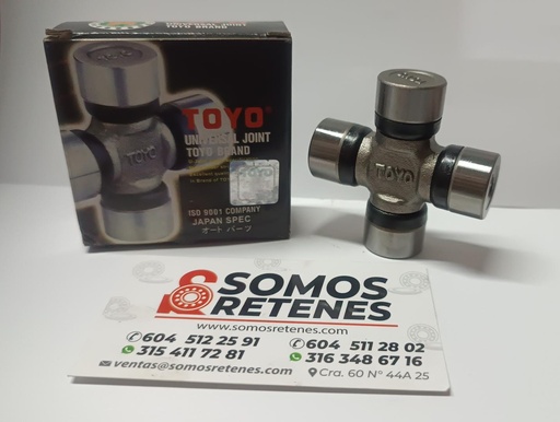 [X410TOYO] CRUCETA CARDAN DADO 20-40-55F GUM92 GUD81 TD181 XD181(TOYO) DAIHATSU MOTOCARGUERO MONTERO GALANT 80 