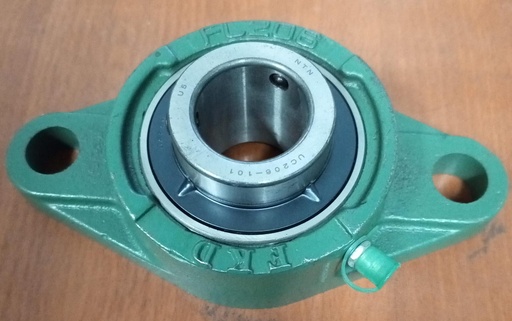 [UCFL206FKD] CHUMACERA OVALADA EJE DE 30 MM CON PRISIONERO Y ARO INTERIOR PROLONGADO POR AMBOS LADOS 