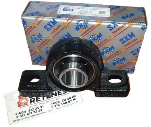 [UCP20516SXM] CHUMACERA PEDESTAL EJE 1" = 25.400 CHUMACERA MM UCP205-100/UCP205-16(GIRE) 