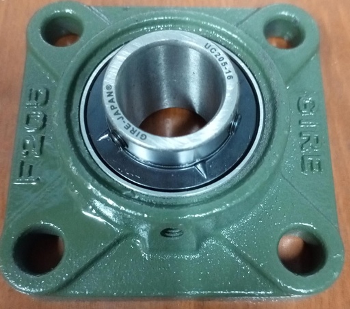 [UCF20514GIRE] CHUMACERA CUADRADA UCF205-14(GIRE) EJE 22mm 7/8  SOPORTE DE PARED 